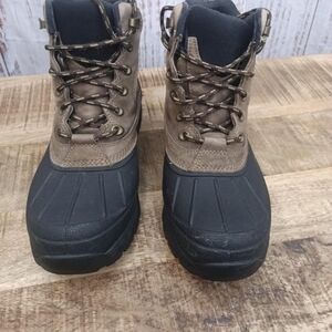 Men's Brown and Black Outdoor Boots